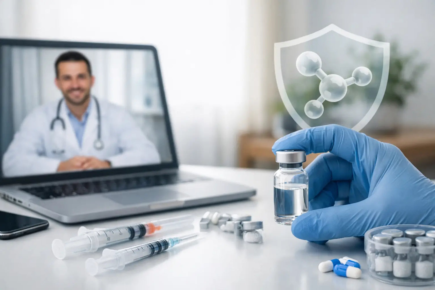 How Telehealth Peptide Prescriptions Work Safely