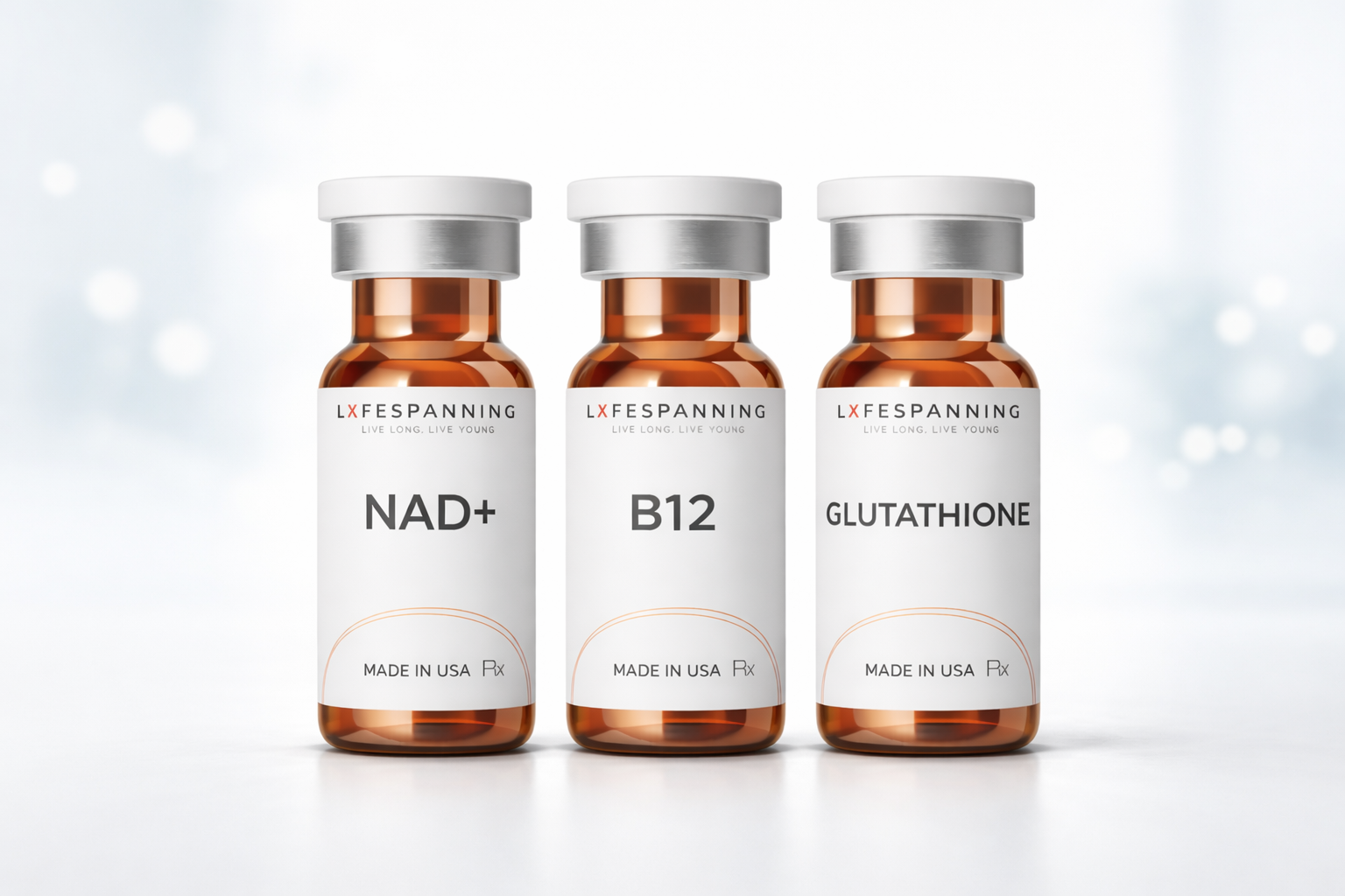 NAD, B12 and Glutathione
