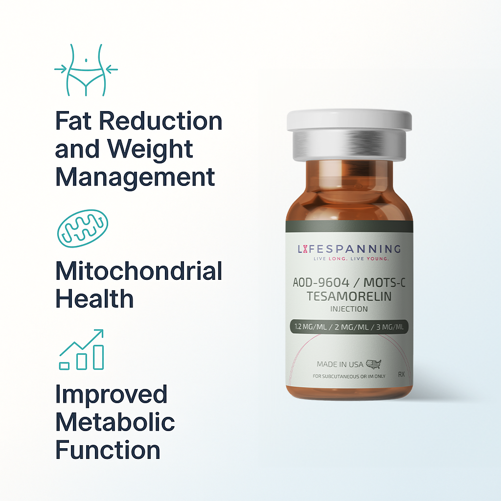 AOD-9604/MOTs-C/Tesamorelin Peptide